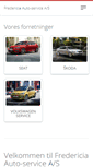 Mobile Screenshot of fredericia-autoservice.dk
